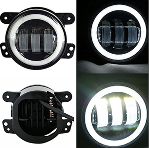 4 ''Led Phares Antibrouillard avec <span class=keywords><strong>Halo</strong></span> pour jeep wrangler Jk/JKU/Sahara 4 Pouces 30W Led Accessoires Phares Antibrouillard pour jeep Auto Lighting System - Product Image 3