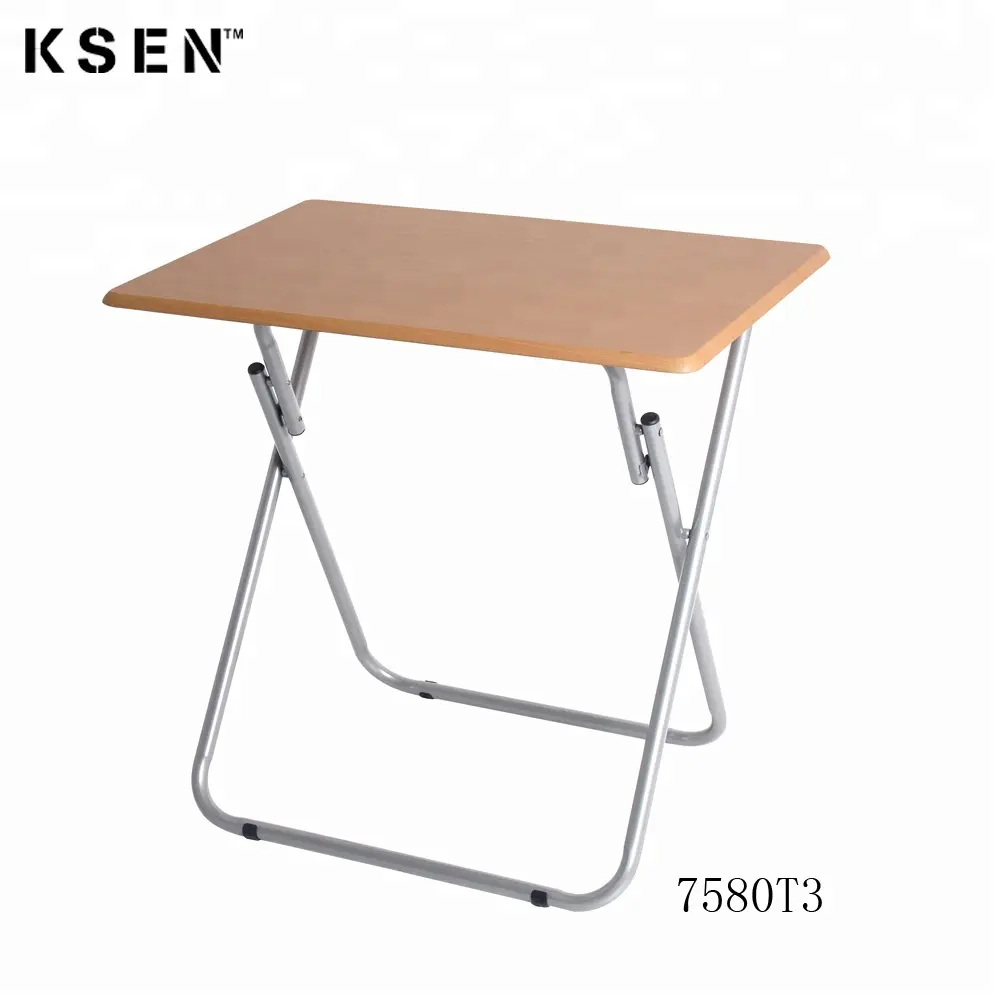 wooden folding study table 7580T3