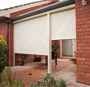 Stores motorisés/manuels de haute qualité à prix d'usine, coupe-vent, pour intérieur/<span class=keywords><strong>extérieur</strong></span>, <span class=keywords><strong>avec</strong></span> cadre de guidage <span class=keywords><strong>latéral</strong></span> - Product Image 6