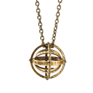 Mestiere Lupo Esplosione astronomia palla <span class=keywords><strong>anello</strong></span> di vibrazione deformazione gli uomini e le donne hollow globo sferico creativo <span class=keywords><strong>anello</strong></span> <span class=keywords><strong>collana</strong></span> - Product Image 3