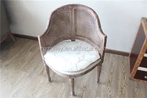 antika görünümlü boş sandalye Eyfel oturma odası tarzı ahşap ucuz berber koltuğu
