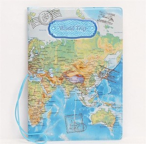 Cheap <strong>Pink</strong> Pu Leather World Map <strong>Passport</strong> <strong>Holder</strong> - Product Image 6