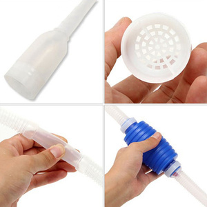 Herramienta de Limpieza para Acuarios de Plástico de 140 cm, Sifón, Filtro de Succión de Grava, Bomba de Vacío para Peceras, Cambio de Agua de 5L - Product Image 4