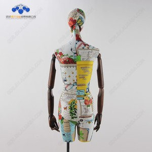 Torso femenino cuello largo ajustable costura maniquí - Product Image 5