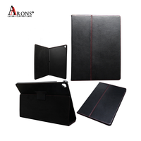 Étui de luxe en cuir véritable pour tablette portefeuille à rabat de qualité supérieure sac d'ordinateur portable couverture en cuir véritable pour ipad pro 12.9 pouces