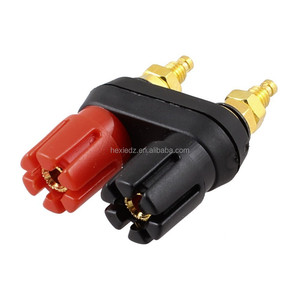 Kép ràng buộc bài thiết bị đầu cuối khuếch đại jack loa vít Cáp ổ cắm kép - Product Image 4