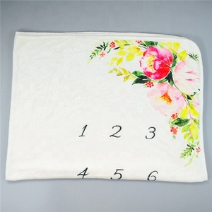 Luxury Thick Super Soft Plush <strong>White</strong> <strong>Baby</strong> Monthly Milestone <strong>Blanket</strong> for Photography Prop New Born Flannel <strong>Baby</strong> <strong>Blanket</strong> Fleece - Product Image 6