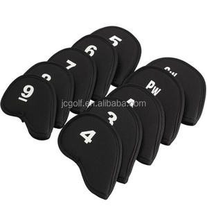 10pcs Per <strong>Set</strong> Neoprene Golf Club Protective Iron Head Cover Case <strong>Wedge</strong> Sock Headcover <strong>Set</strong> - Product Image 4