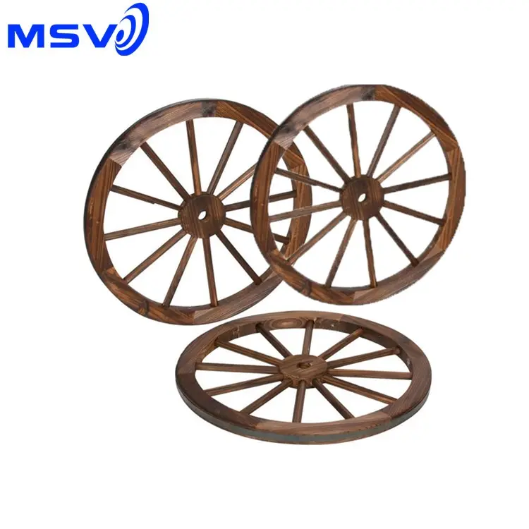 Antique wagon wheel decoration wall decor for home