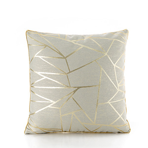 Bantal Sutra Bantal Penutup Dekorasi Mewah Dijual Laris 2019 Jacquard 100% Poliester Bantal Lempar Persegi Rajutan Geometris Musim Gugur - Product Image 2