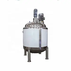 500L emulsifying mixing homogenizer tank with agitator heated jacket mixing tank