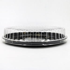 <span class=keywords><strong>Plateau</strong></span> rond en plastique jetable <span class=keywords><strong>de</strong></span> qualité alimentaire 2520A, 250 cm, couleur personnalisée, pour emporter, avec couvercle - Product Image 6