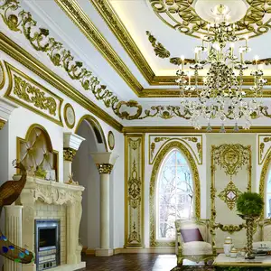 Various Of Designs High Strength Waterproof GRG Plaster Cornice Moulding