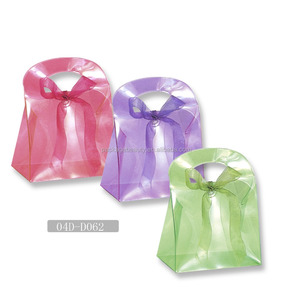 Promotional Recyclable clear Transparent Plastic PVC Gift Packing Bag for Christmas