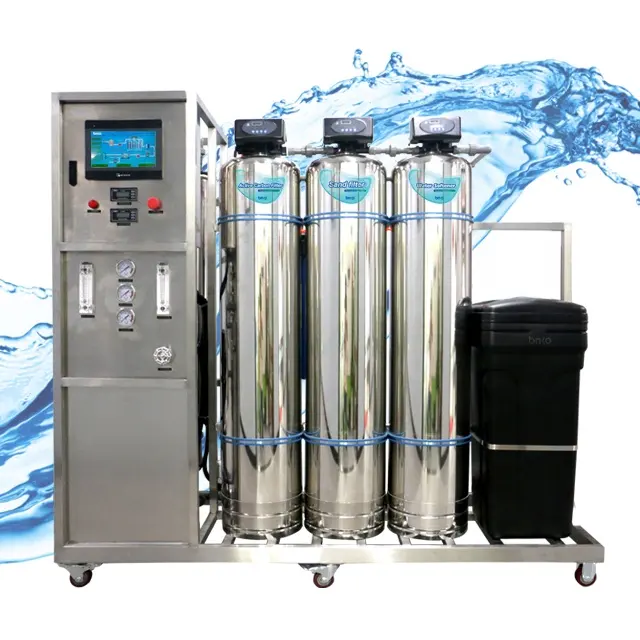 500LPH / 3000GPD içme suyu makine filtresi ile dijital ekran