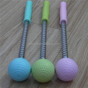 Masajeador de Cuerpo Completo con Mango de Plástico y Resorte Flexible, Martillo de Masaje con Forma de Pelota de Golf - Product Image 2
