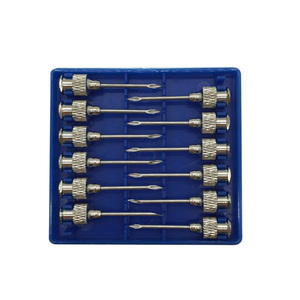 Reusable Luer Lock Brass Rectangle Hub Stainless Steel Veterinary <strong>Needle</strong> for <strong>Syringe</strong> - Product Image 3