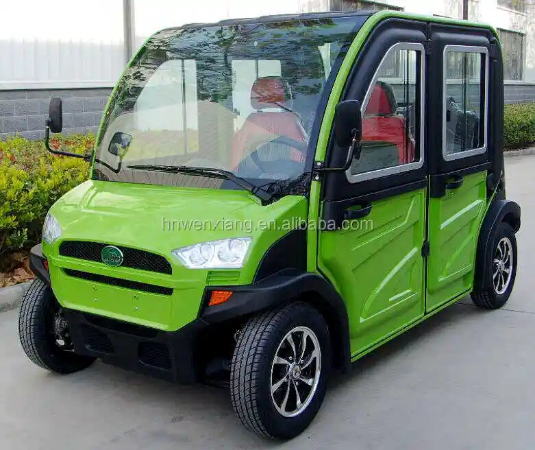 الصين رخيصة 4 مقاعد 4 عجلة الكبار الذكية سيارة كهربية صغيرة
