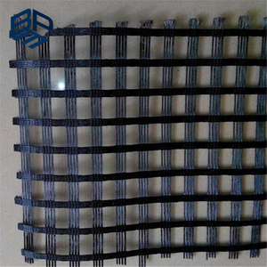 Hoge Treksterkte Warp Gebreide Polyester Geogrid Gebruikt voor Spoorweg Foundation - Product Image 4
