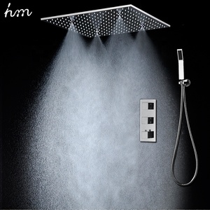 Cuarto de baño de acero inoxidable 304 lluvia SPA niebla cabeza de <span class=keywords><strong>ducha</strong></span> <span class=keywords><strong>grifo</strong></span> con heldheld <span class=keywords><strong>ducha</strong></span> - Product Image 3