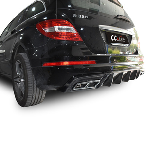 Kit carrosserie de style CQCV en fibre de carbone, adapté à la Mercedes Benz Classe <span class=keywords><strong>R</strong></span>, tuning automobile, lèvre avant, diffuseur arrière - Product Image 3