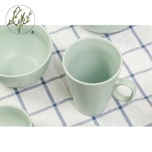 Alta calidad alfombra de cerámica Esmalte Verde té conjunto taza de café - Product Image 1