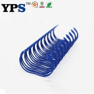 A4 chiều dài <span class=keywords><strong>3</strong></span> 1 Pitch pre-cut Twin Vòng Kim Loại Dây cuộn dây pre-cut đôi vòng dây O ràng buộc màu sắc khác nhau sắt văn phòng trường - Product Image 2