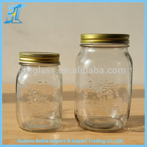 Alta calidad En Relieve solar mason jar 1000 ml con tapa de Navidad decoraciones - Product Image 5
