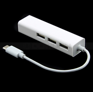 Bộ Chuyển Đổi Lan Đa Chức Năng Type-C Ethernet RJ45 Thẻ Mạng HUB 3 Cổng - Product Image 1