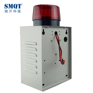 Sirena per corno di allarme da esterno con scatola di metallo con luce lampeggiante rossa - Product Image 2