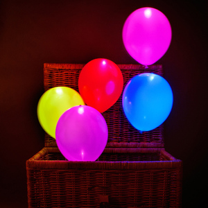 Fiesta Mexicana no-tóxicos led ronda <span class=keywords><strong>hellium</strong></span> globo de látex a granel - Product Image 2