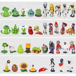 (Regalo) pianta vs giochi di zombie 2 Action Figure, compleanno 14set bambola figurina in PVC, plastica Zombie Anime 4-8cm figura giocattolo