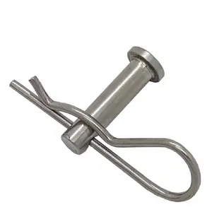 High-quality custom galvanized wire R shaped trailer hitch cotter pin tool spring silver R bridge wire spring clip spring