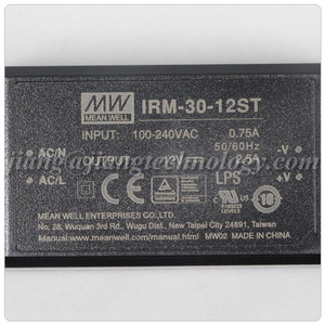 Alimentation Meanwell <span class=keywords><strong>12</strong></span> volts <span class=keywords><strong>IRM</strong></span>-<span class=keywords><strong>30</strong></span>-12ST 30W 12V 2.5A - Product Image 4