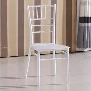 奢华优雅活动亚克力椅子白色木椅