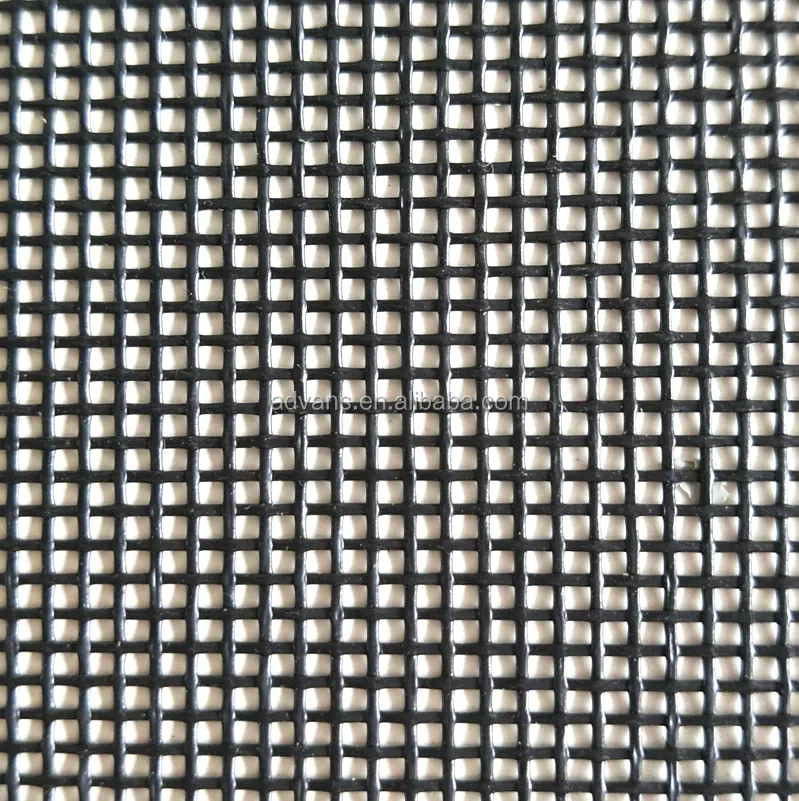 10 OZ Black Mesh Tarp Fabric Rolls Vinyl Woven pvc coated polyester mesh fabric