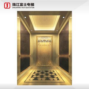 ZhuJiangFuji-elevador de pasajeros con decoración de lujo, elevador de cabina - Product Image 3