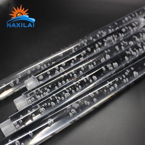 NAXILAI Cast Colored Acrylic <strong>Rod</strong> Transparent <strong>Plastic</strong> Bubble <strong>Rod</strong> Threaded Acrylic <strong>Rods</strong> for LED Light - Product Image 4