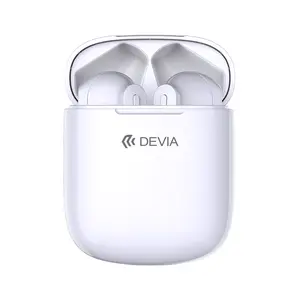 Devia Magnetik Pengisian Base Headphone Earbud Tws Benar Stereo Nirkabel Olahraga Earphone dengan MIC