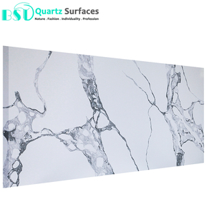 Tấm cho bàn làm bằng đá thạch anh calacatta người đàn ông hiện đại gạch cho biệt thự bên ngoài bức tường nội thất trang trí 7 Mohs BST <0.1mm - Product Image 5