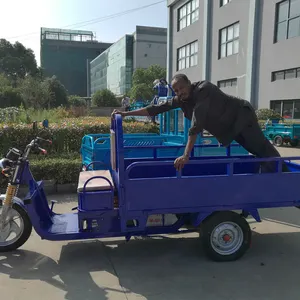 3 पहिया इलेक्ट्रिक चीन कार्गो बाइक tricycle स्कूटर 1500W 2000KG के लिए केबिन के साथ कार्गो