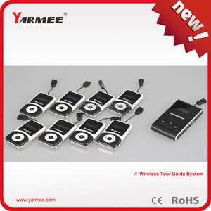 Portable de YT100 sans fil audio tour guide systèmes avec 99 canaux - Product Image 1