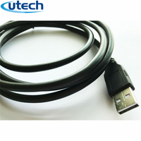 Câble adaptateur DCE série RS232 DB9 USB vers Null Modem de haute qualité avec FTDI ou PL2303