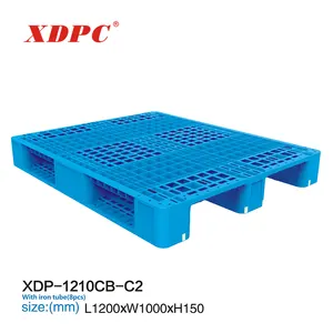 Xdpc Euro Blauw Plastic Enkel Gezicht 4 Manier Blok Pallet