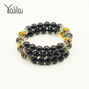 Haute Qualité hommes naturel <span class=keywords><strong>grenat</strong></span> <span class=keywords><strong>pierre</strong></span> bracelet - Product Image 2