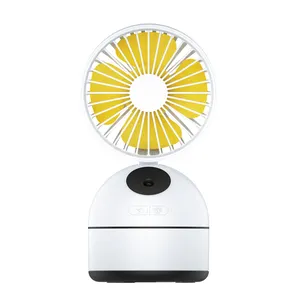 Spray fan usb rechargeable desktop student small humidification fan