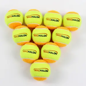 Wholesale professional beach tennis ball polyester orange padle tennis balls soft rubber paddle tennis balls ITF approved