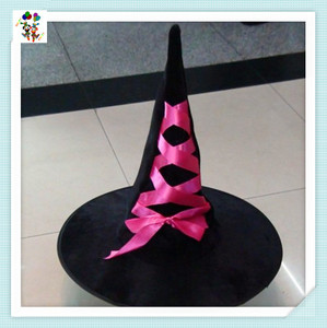 Disfraz <span class=keywords><strong>de</strong></span> Halloween para niños, sombrero <span class=keywords><strong>de</strong></span> <span class=keywords><strong>bruja</strong></span> <span class=keywords><strong>con</strong></span> <span class=keywords><strong>plumas</strong></span>, HPC-0227 - Product Image 6