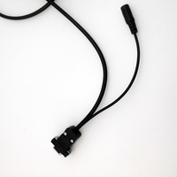 Kabel Unduh RS232 DB9 FEMALE 10ft 3m untuk TERMINAL KARTU KREDIT VERIFONE VX670/VX680 ke KABEL PROGRAMMING PC Kabel Daya