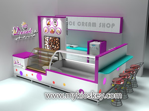 Fantastic design ice cream chiosco da dessert negozio di alimentari per il centro commerciale - Product Image 4